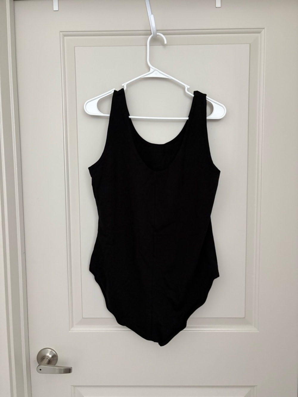 Pact Organic Cotton Bodysuit NWOT Black Sleeveless - Picture 5 of 5